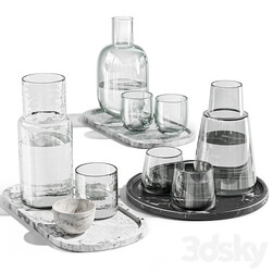 dishes tableware set 04 