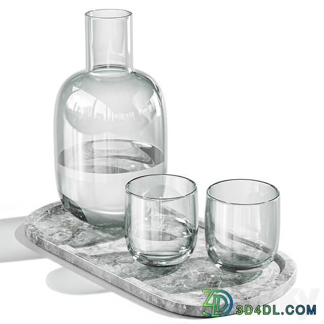 dishes tableware set 04