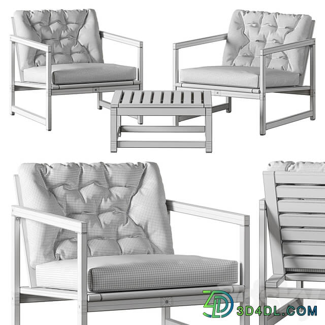 Ikea Nammaro Table and Chairs Set n02