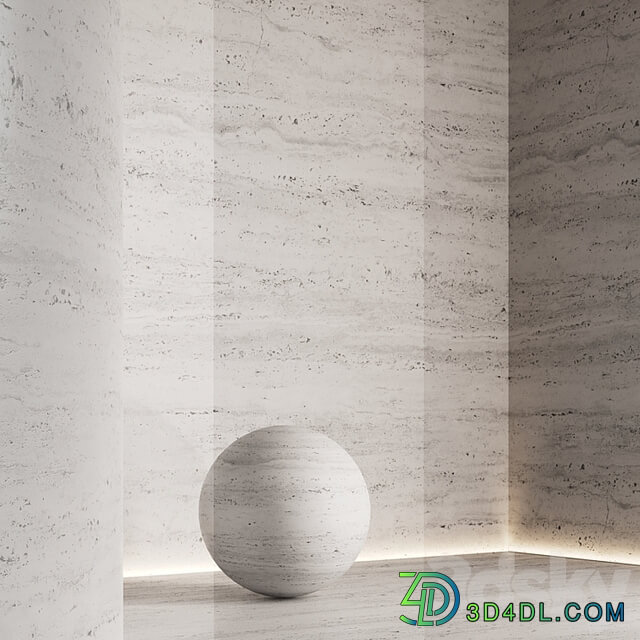 Travertine stone of different shades №3