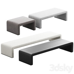 387 Labanca bench and ottoman by Tacchini 02 