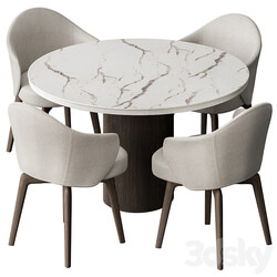 Round Dinning Table Set 41 