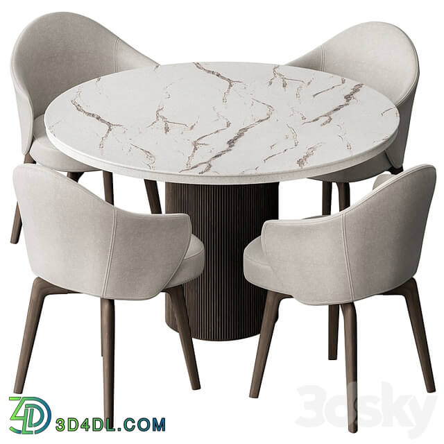 Round Dinning Table Set 41