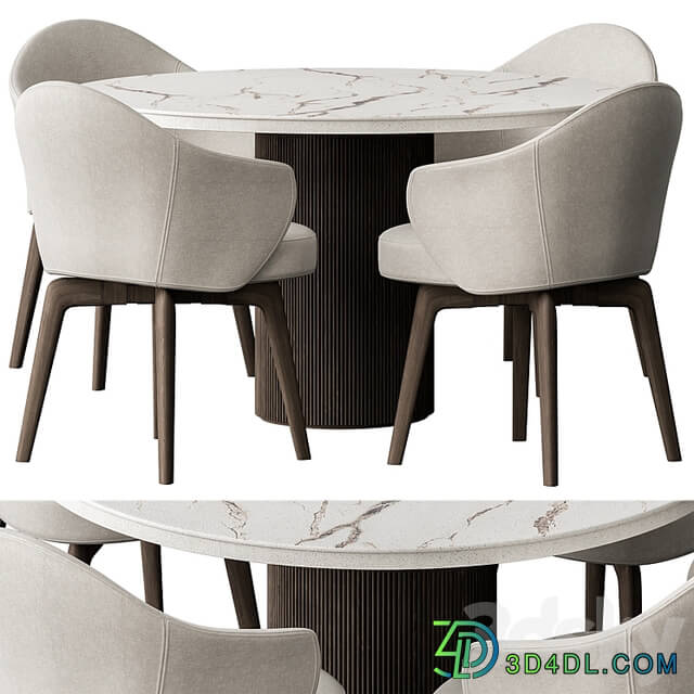 Round Dinning Table Set 41