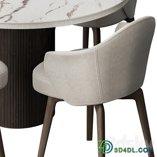 Round Dinning Table Set 41