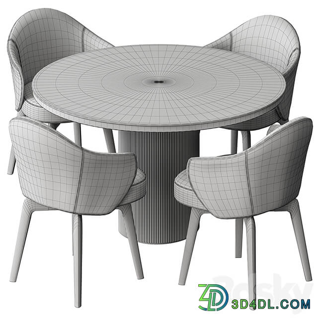 Round Dinning Table Set 41