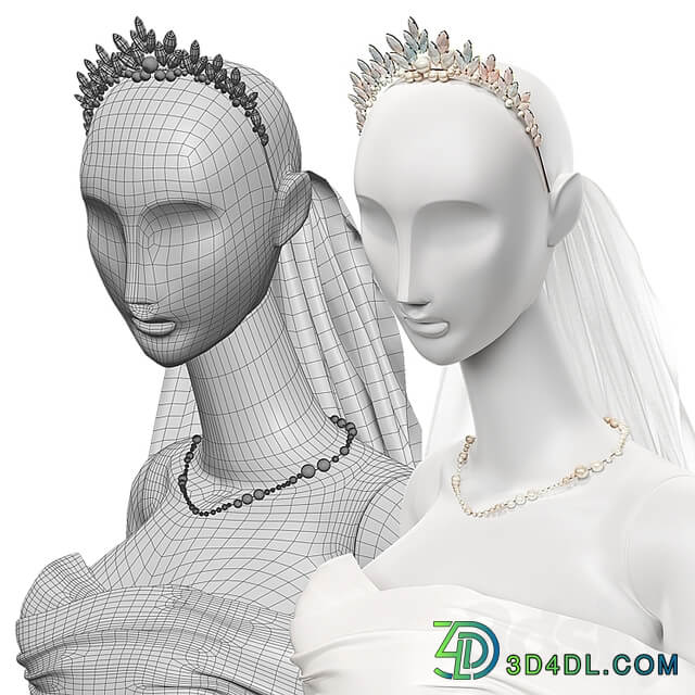 Wedding clothes on mannequins 001