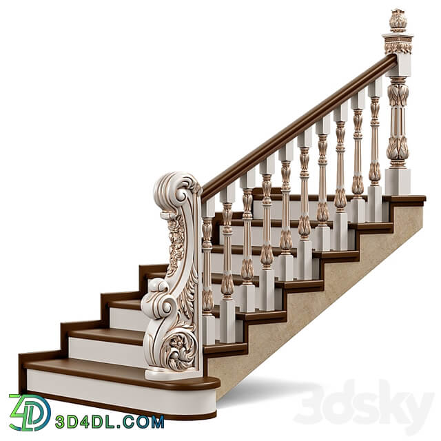 Wooden stairs 008