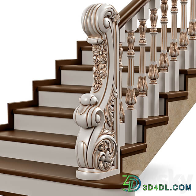 Wooden stairs 008