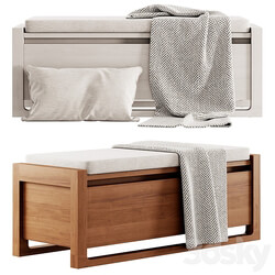 Matera Storage Bench Cushion by Design Within Reach 