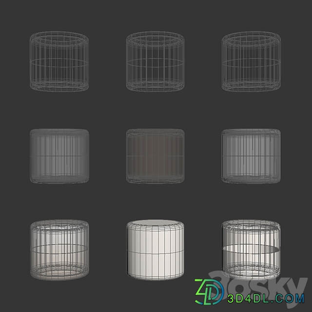 Glass material set