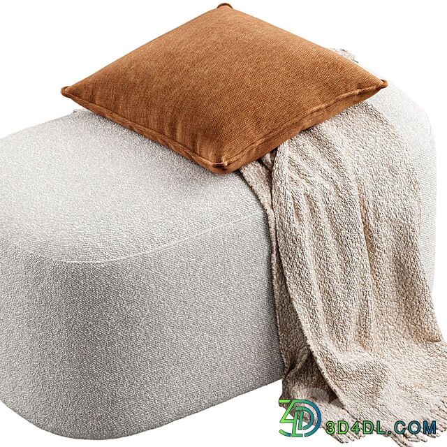 Vorsen Round Ottoman Stool