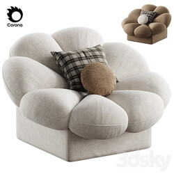 flower shape armchair 