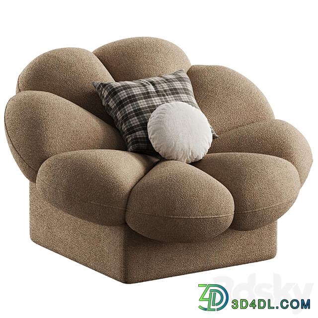 flower shape armchair