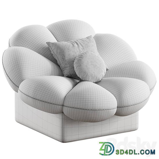 flower shape armchair