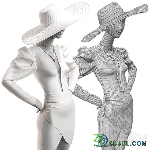 Wedding clothes on mannequins 002