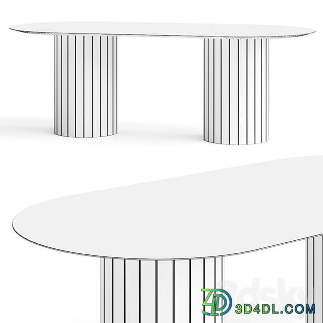 Lulu and Georgia Benedict Oval Dining Table