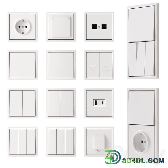 Sockets and switches Donel series R98