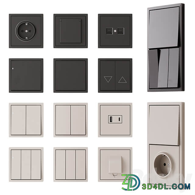 Sockets and switches Donel series R98