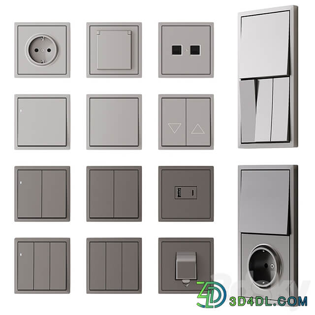 Sockets and switches Donel series R98