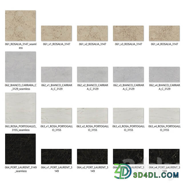 Marble slab & Seamless texture Set 192