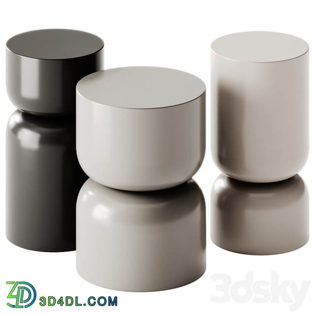 Nordal Amina and Matka Side Tables by Westwing Collection
