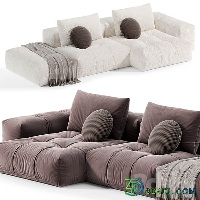 Modern Modular L Shape Sofa by Litfad, sofas