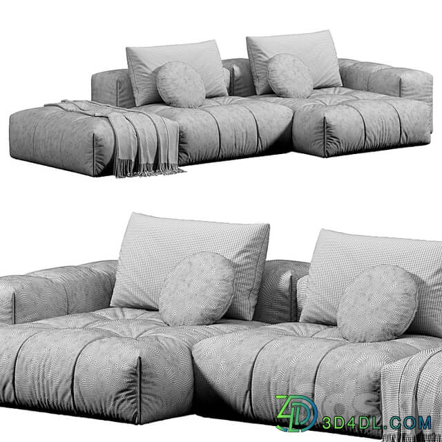 Modern Modular L Shape Sofa by Litfad, sofas