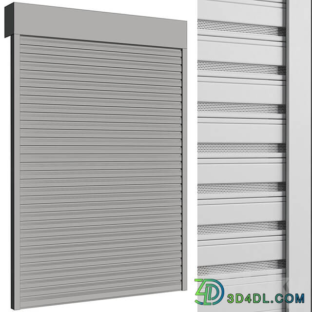 External electric Roller garage shutter outdoor metal blinds 02