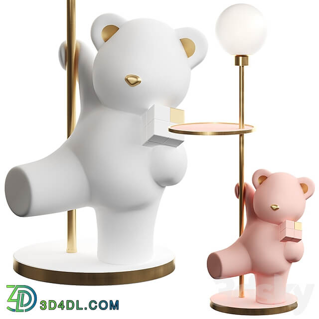 Floor lamp bear cub