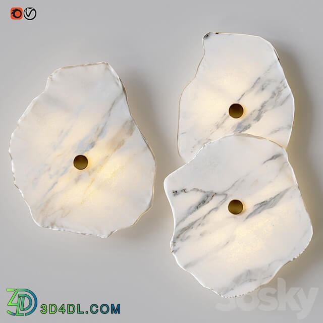 Bra Marble Flower