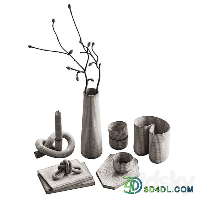 426 decorative set 043 neutral scandi accessories 02 branch & knot