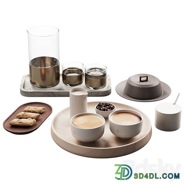 432 eat and drinks decor set 10 coffee & water carafe kit serving 01