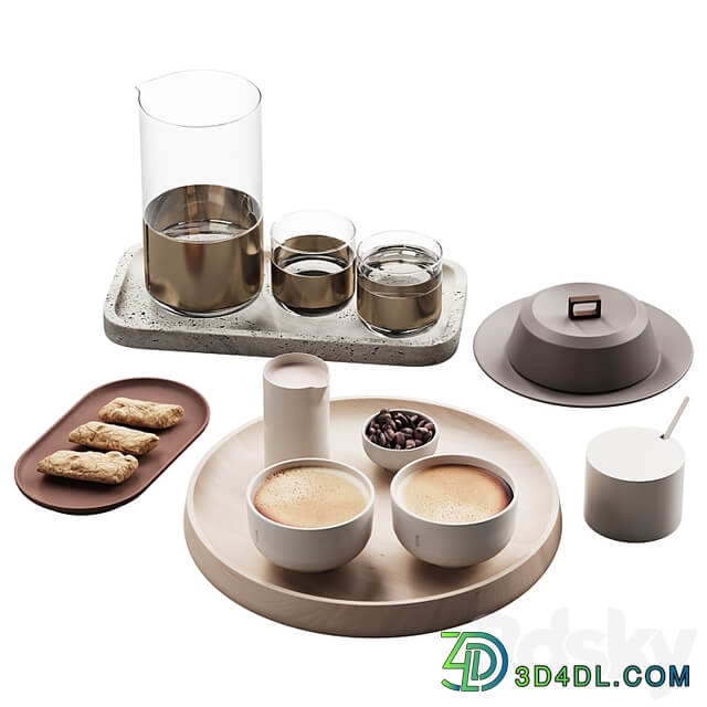 432 eat and drinks decor set 10 coffee & water carafe kit serving 01