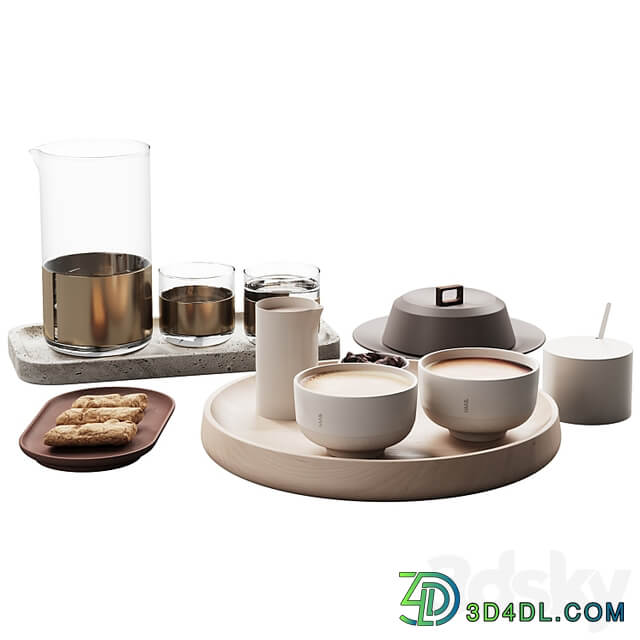 432 eat and drinks decor set 10 coffee & water carafe kit serving 01