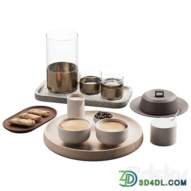 432 eat and drinks decor set 10 coffee & water carafe kit serving 01