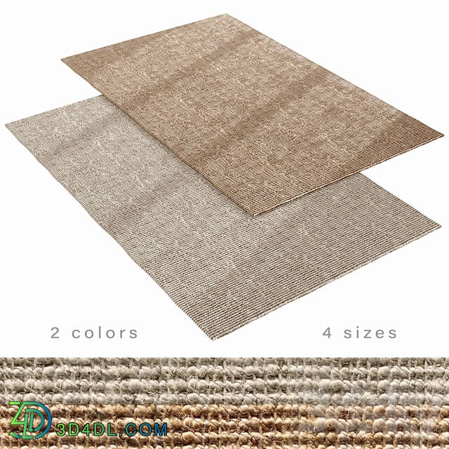 Jute boucle rug