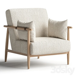 Sirolo oak armchair 