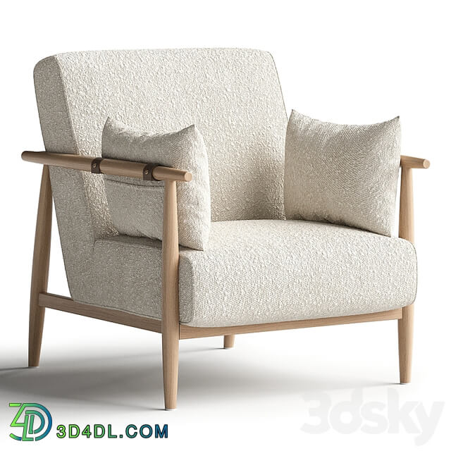 Sirolo oak armchair