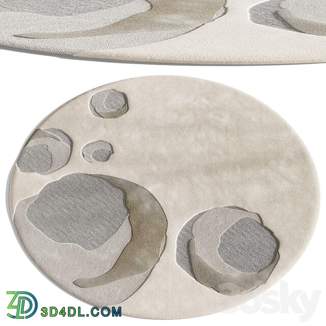 Guilin Round Rug TMJ Design