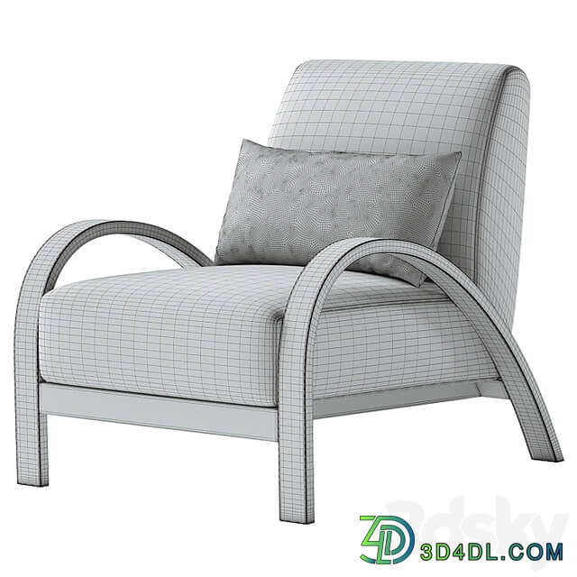 Boucle Bentwood Armchair