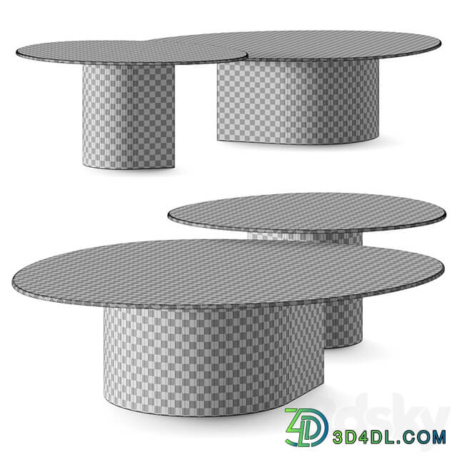 Al2 Dakry Fusion Glass Coffee Tables