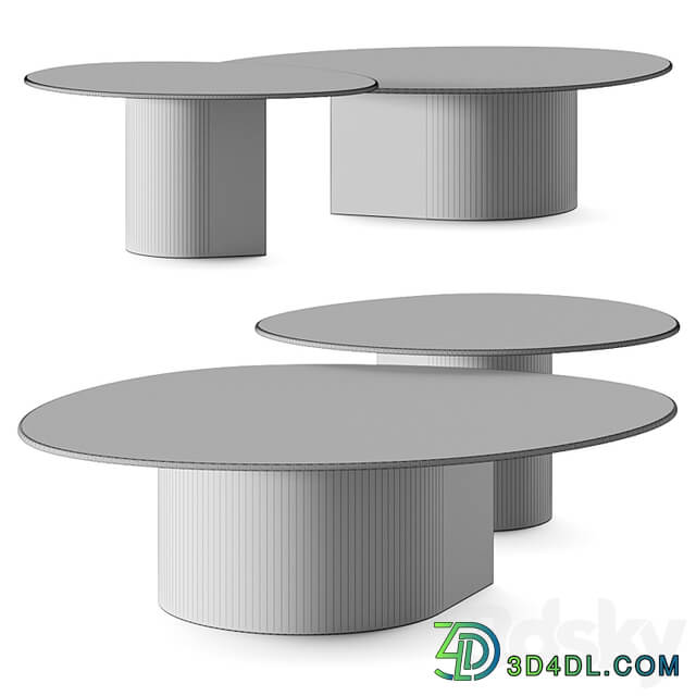 Al2 Dakry Fusion Glass Coffee Tables