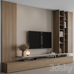 TV Wall Wooden Set 107 