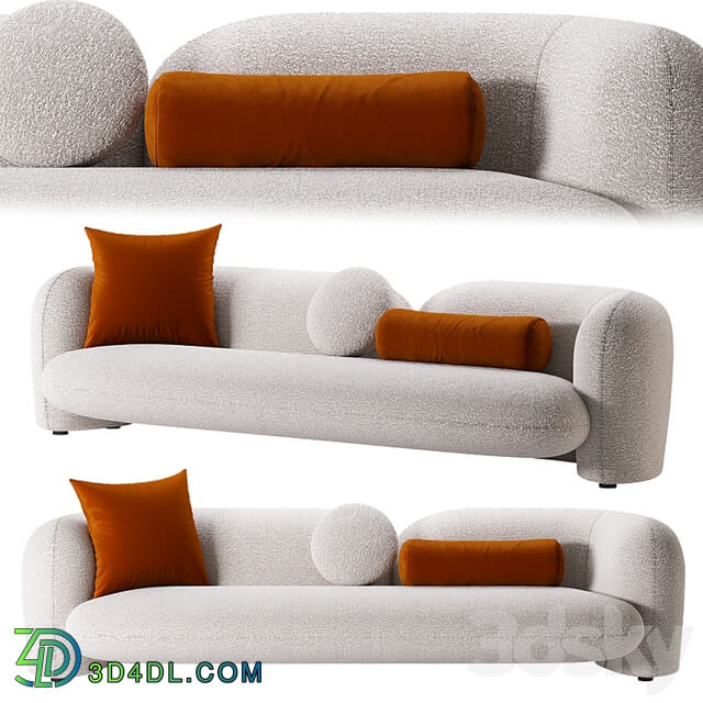 Contemporary Three Seater Sofa by Hessentia