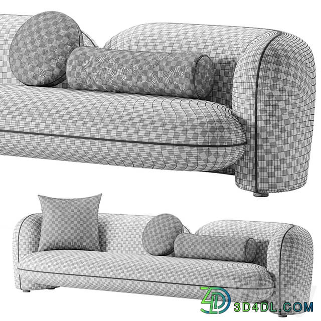 Contemporary Three Seater Sofa by Hessentia