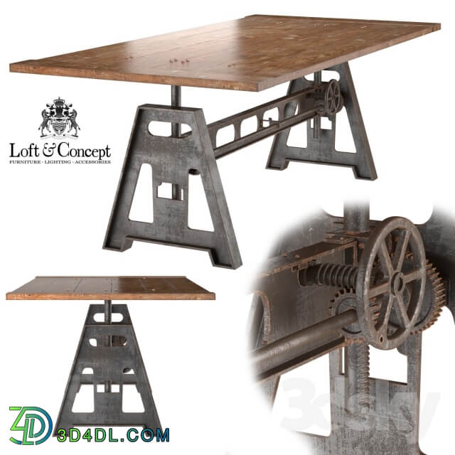 GARIBALDI Dining Table Industrial