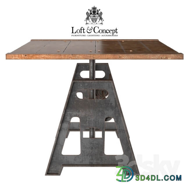 GARIBALDI Dining Table Industrial