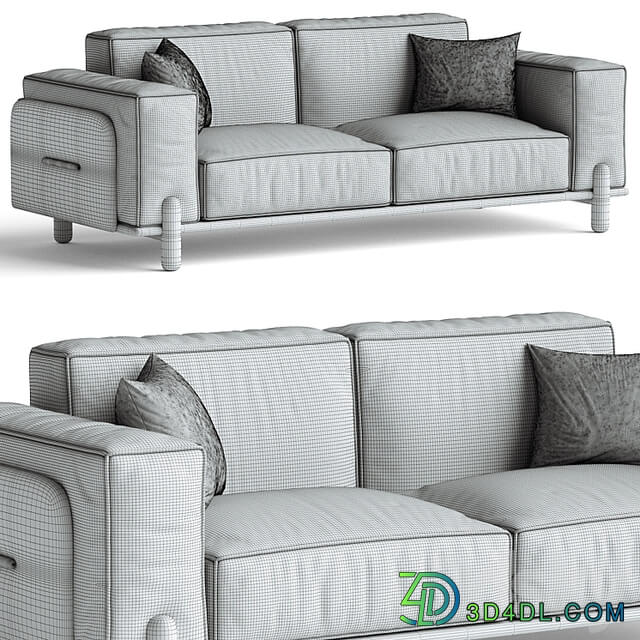 Upholstered Loveseat