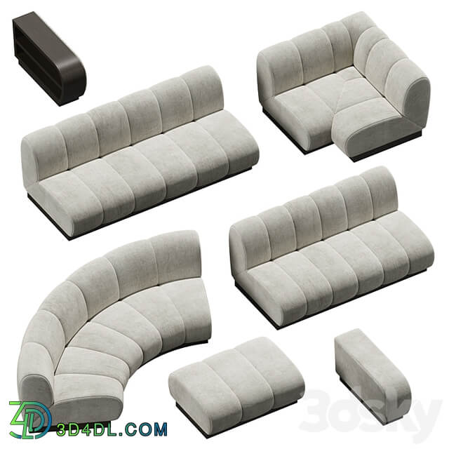 Collection of sofas Biscuit Sectional from Vladimir Kagan